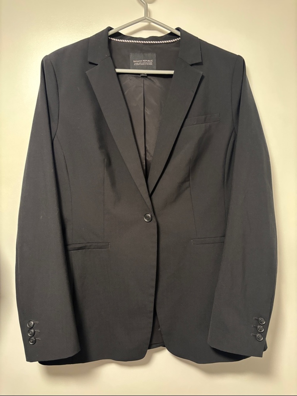 Banana Republic Black Single-Button Women's Blazer